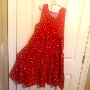 Fun in red polka dots.